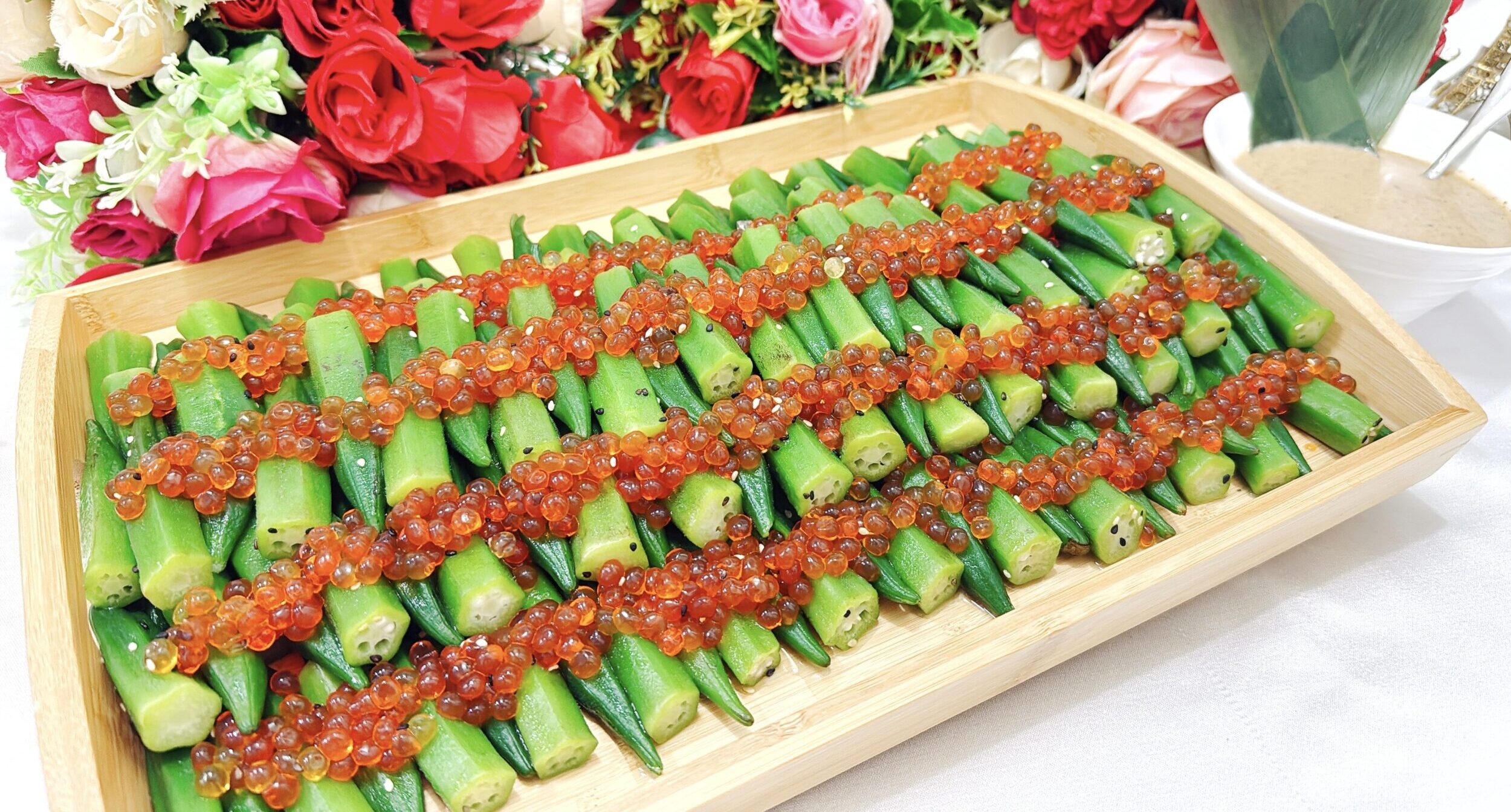 素魚子煎焙胡麻秋葵奶蛋素 (約35份)