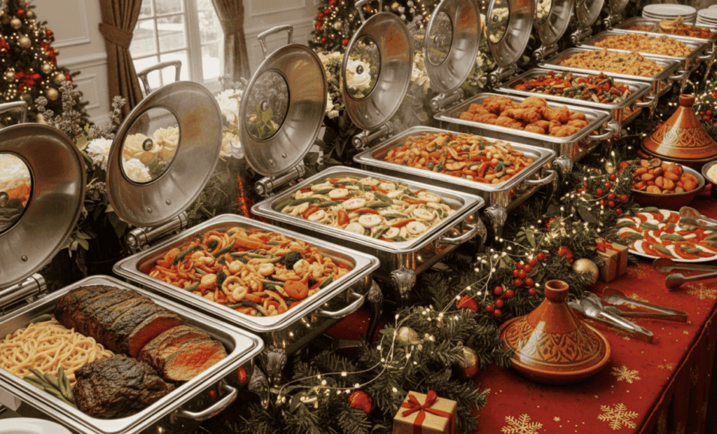 聖誕外燴 滿滿餐點