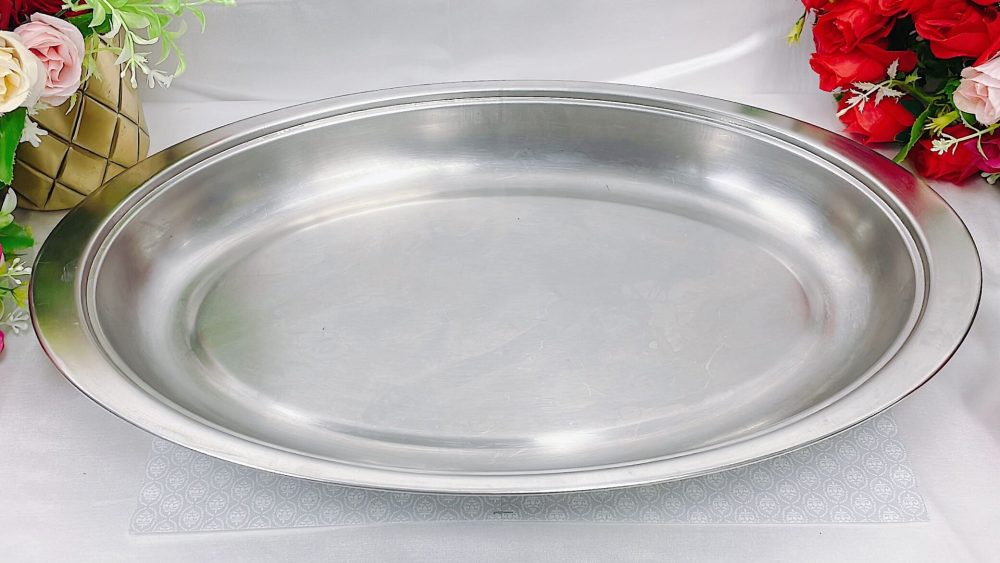餐具出租-不鏽鋼橢圓內鍋 4L 餐具出租-不鏽鋼橢圓內鍋 4L